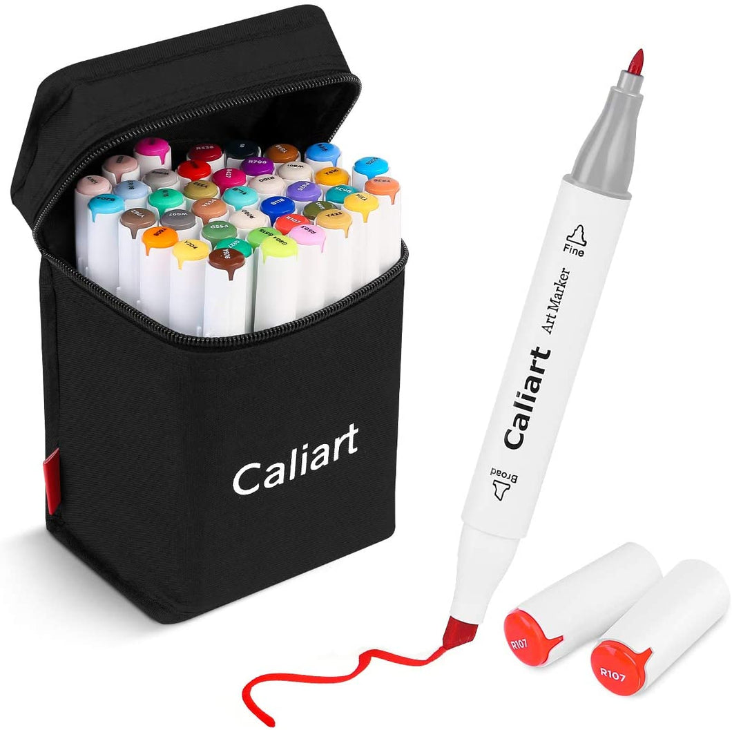 Caliart - 40colors Alcohol Markers for Artists