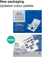 Load image into Gallery viewer, Cotman Watercolor Compact Set 14 colors
