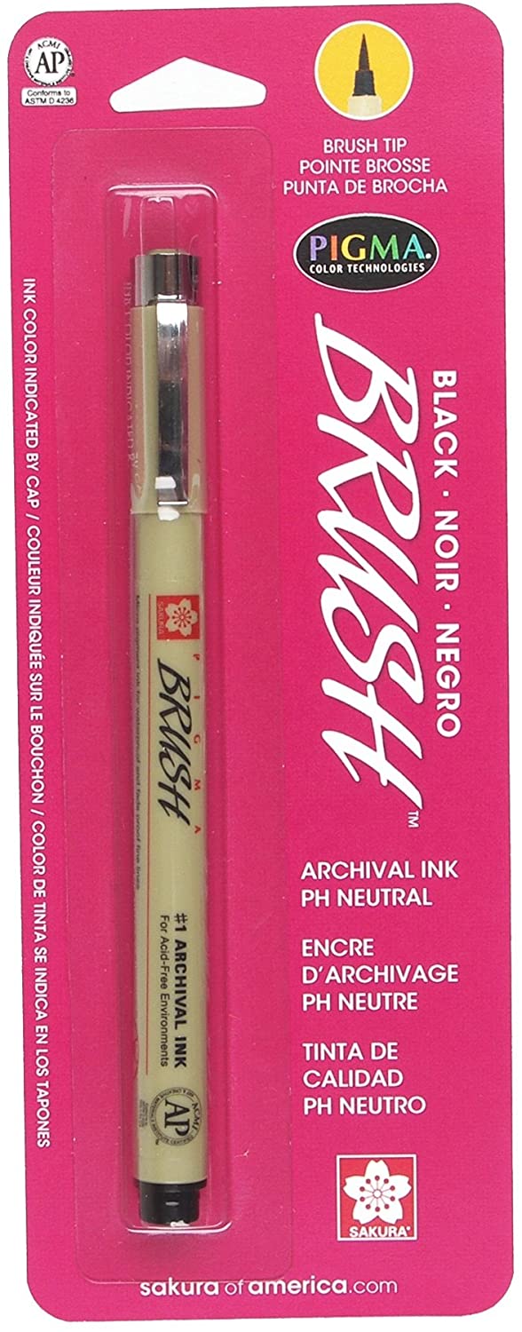 Sakura - Pigma Brush Pens, Black