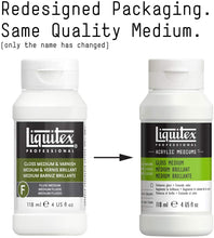 將圖片載入圖庫檢視器 LIQUITEX ACRYLIC MEDIUM/GLOSS MEDIUM/VARNSH 4OZ
