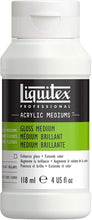 Cargar imagen en el visor de la galería, LIQUITEX ACRYLIC MEDIUM/GLOSS MEDIUM/VARNSH 4OZ
