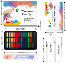 Load image into Gallery viewer, Emooqi Watercolor Paint Set with 36 Colors 
