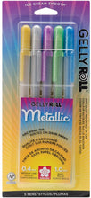 Carregar imagem no visualizador da galeria, Sakura Gelly Roll Pen Set Hot Metallic - 5 Pack
