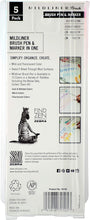Cargar imagen en el visor de la galería, Zebra Mildliner - Brush Pens Fluorescent 5/pack

