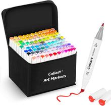 Cargar imagen en el visor de la galería, Caliart - Marcadores de alcohol para artistas de 121 colores
