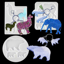 Cargar imagen en el visor de la galería, FUNSHOWCASE - Juego de moldes resina epoxi diseño de animalitos
