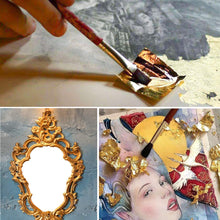 Cargar imagen en el visor de la galería, Paxcoo - 100 hojas de oro 5.5 x 5.5in

