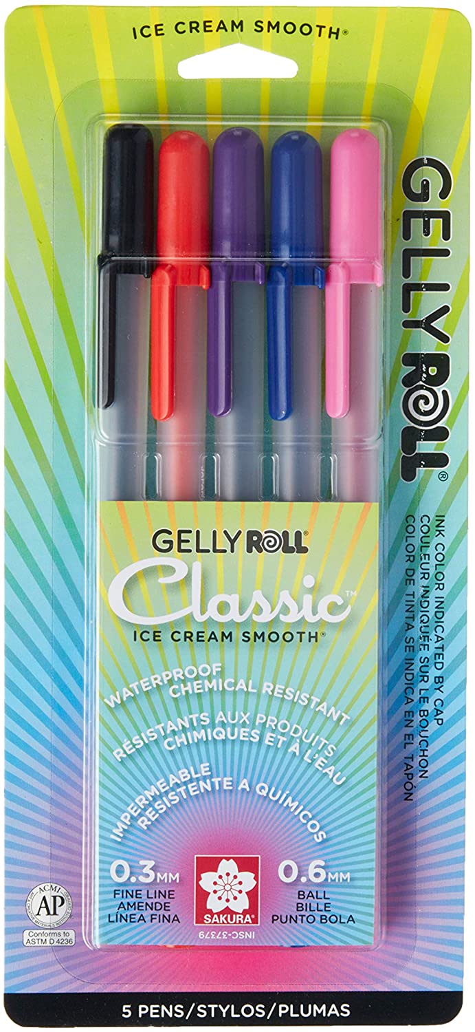 Sakura Gelly Roll Pen Set Classic - 5 Pack