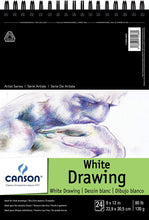 Cargar imagen en el visor de la galería, Canson - Pure White Drawing 9” x 12”
