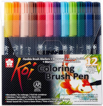 Cargar imagen en el visor de la galería, Sakura Koi Brush Markers 12 unidades
