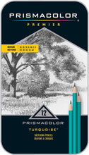 Cargar imagen en el visor de la galería, Prismacolor Premier Turquoise, lápices de grafito de grado medio(1 paquete de 12)
