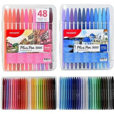 MONAMI Plus Pen 3000  paquete de 48