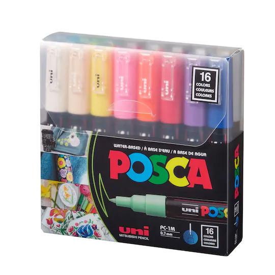 POSCA PC-1M BASIC 16CD