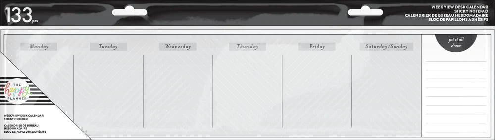 Align Weekly Desk Calendar