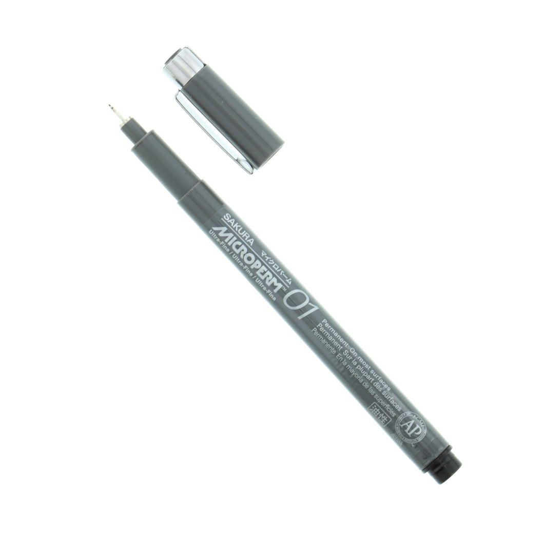 Sakura - Microperm Pens, .25 mm. Black