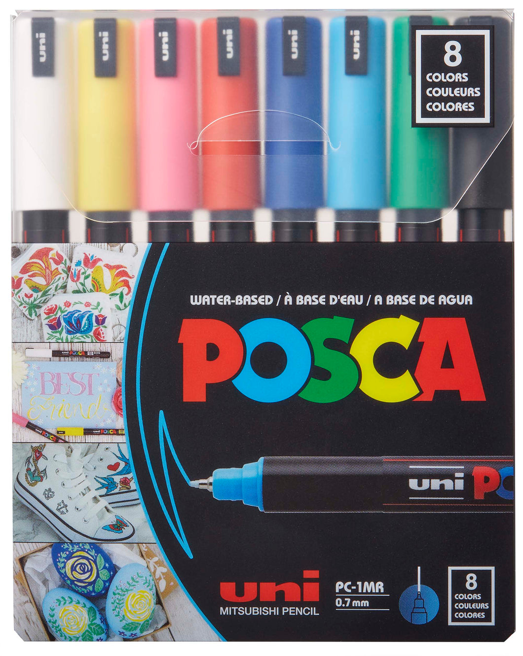  POSCA PC-1MR BASIC 8CD