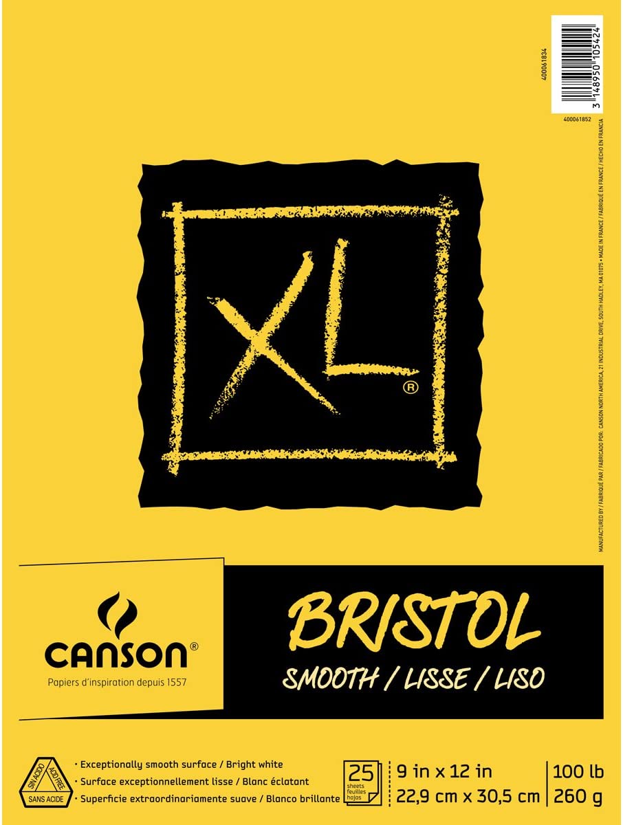 XL Bristol Pads, Smooth, 9