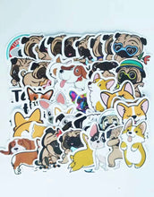 Cargar imagen en el visor de la galería, 50pcs Dog Pattern Sticker
