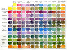 Cargar imagen en el visor de la galería, Daniel Smith - Extra Fine Watercolor Half Pan Sets, Colors of Inspiration 12-Color
