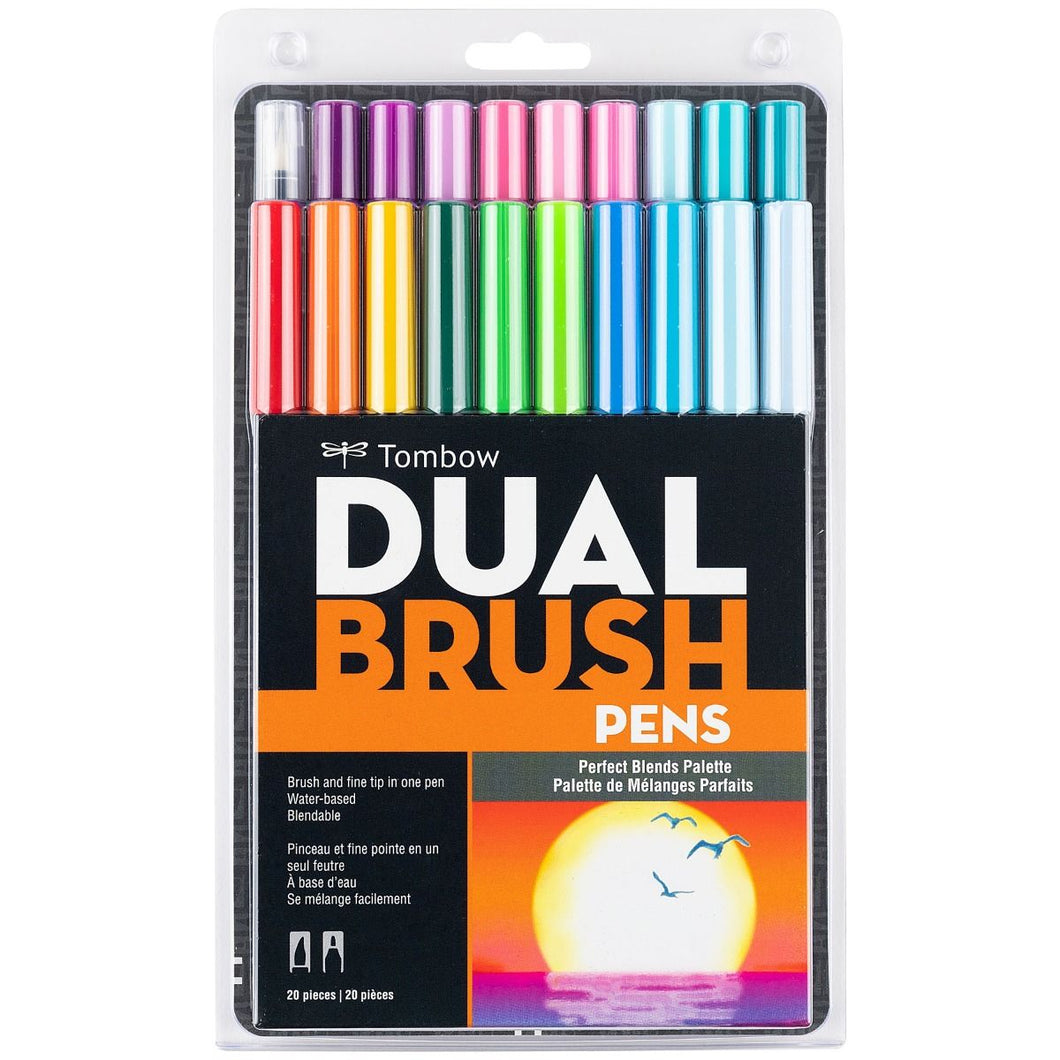 Tombow Dual Brush Pens - Perfect Blend - Set de 20
