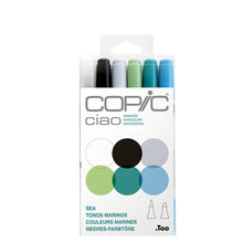Load image into Gallery viewer, COPIC CIAO MARKER/SEA 6CT
