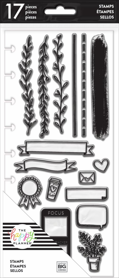 Clear Stamps Decorative Journaling