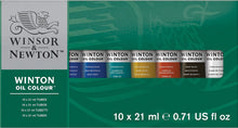將圖片載入圖庫檢視器 Winton Oil Color Basic Set, Ten 21ml Tubes
